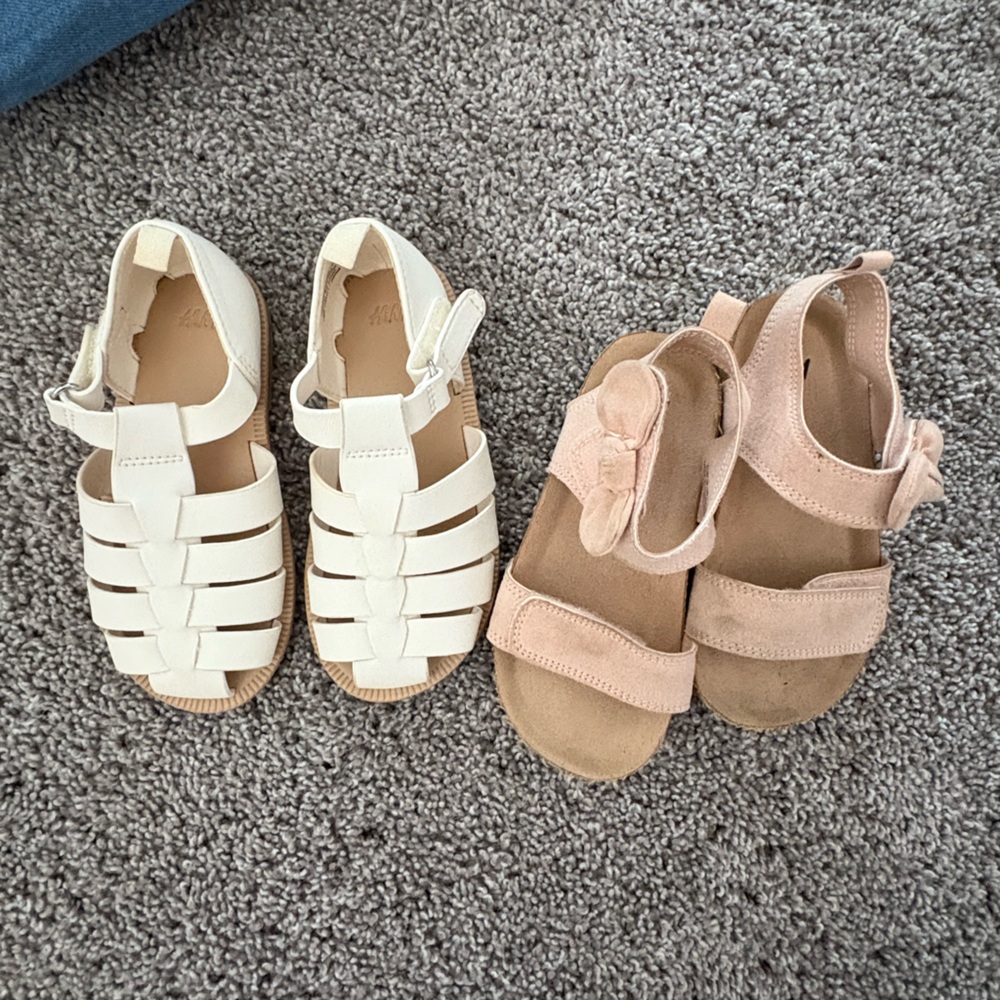 Size 7.5 H&M sandals.